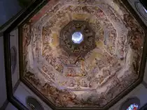 Florenz, Gem�lde in der Kuppel der Kathedrale von Georgio Vasari (13.10.2006)