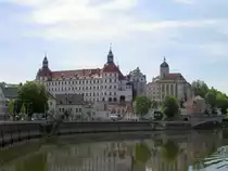 Neuburg a. d. Donau, Stadtschlo�, erbaut von 1528 bis 1538 durch Pfalzgraf Ottheinrich (13.05.2007)