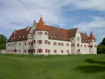 Neuburg, Jagdschloss Gr�nau, erbaut durch den Wittelsbacher Pfalzgraf Ottheinrich, 
erbaut von 1530 bis 1555 (13.05.2007)