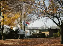 Hamburg 12.11.2011, ein sch�ner Herbstag, Blick von der Stra�e  Sch�ne Aussicht  auf die Au�enalster,

