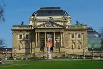 Wiesbaden, Hessisches Staatstheater, erbaut von 1892 bis 1894 durch Ferdinand 
Fellner und Hermann Helmer (10.04.2009)