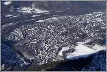 Bad Reichenhall vom Predigtstuhl. 16.01.2012