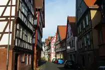 B�dingen, Fachwerkh�user in der Schlossgasse (17.05.2009)