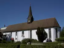 Schlatt, Ehem. Klarissinnenkloster Paradies, gestiftet von Graf Hartmann von 
Kyburg Mitte des 13. JH, Neubau der Kirche 1588, von 1726 bis 1727 barockisiert 
(28.08.2011)