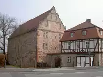 Eschwege, Landgrafenschloss, erbaut 1386, seit 1821 Sitz der Kreisverwaltung 
(05.04.2009)