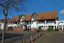Neuenburg am Rhein, das Stadthaus, hier finden Veranstaltungen und Ausstellungen statt, Dez.2011