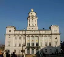Ein Blick auf das Rathaus von Zeulenroda. Foto am 06.11.2011