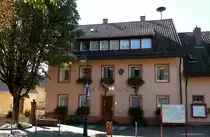 Freiburg im Breisgau, das Rathaus im Ortsteil Lehen, die ehemals selbstst�ndige Gemeinde wurde 1971 eingemeindet, Aug.2011