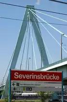 29.06.2008 K�ln: Station Severinsbr�cke der KVB Linie 7