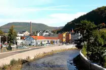 Freital-Hainsberg am 09.10.2010. Die Aufnahme erfolgte aus einem Zug der Wei�eritztalbahn.