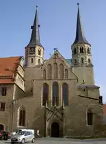 Merseburg, Dom St. Johannes d. T�ufer, erbaut ab 1015 durch Bischof Thietmar von 
Walbeck, Krypta von 1036 (15.03.2012)