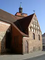Luckenwalde, St. Johannis Kirche, erbaut im 15. Jahrhundert im sp�tgotischen Stil, 
Kreis Teltow-Fl�ming (16.03.2012)