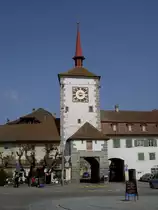 Mellingen, Zeitturm und Lenzburgertor (25.03.2012)
