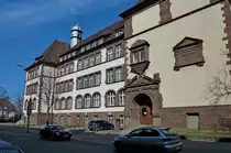 Freiburg im Breisgau, die 1909-11 erbaute M�dchenschule im Stadtteil St�hlinger, heute Hebel-Schule, benannt nach dem badischen Schriftsteller Peter Hebel, M�rz 2012