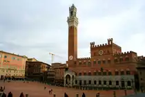 Der Piazza del Campo in Siena; 13.01.2012