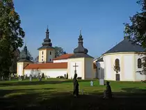 Eger (Cheb), ca.5Km vor der Stadt steht die katholische Wallfahrtskirche Maria Loreto seit 1664, durch deutsche Initiative und Finanzierung wurde die v�llig verwahrloste Anlage seit 1992 wieder aufgebaut, Okt.2006