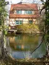 Cottbus, H�user am Spreeufer (01.04.2012)