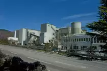 B�tzingen am Kaiserstuhl, das Mineralstoffwerk verarbeitet das hier abgebaute Vulkangestein, ist der gr��te Hersteller von Naturfango im deutschsprachigen Raum, April 2012