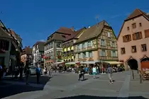 Rappoltsweiler, die Stadt hat viel alte Bauten aus dem 16.-17.Jahrhundert, Sept.2011