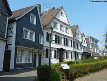 Essen-Kettwig - H�user gegen�ber der ev. Kirche am alten Marktplatz (April 2012)