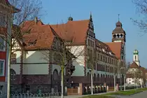 Freiburg im Breisgau, das Lycee Turenne, ehemaliges gro�herzogliches Lehrerseminar, der Neorenaissancebau wurde 1905-07 errichtet, beherbergt heute verschiedene Schulen, M�rz 2012 