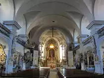 Auerbach, St. Johann Baptist Kirche, Hochaltar von 1785 (21.04.2012)