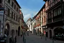 Kaysersberg, Blick in die Hauptstra�e, Aug.2011