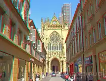Blick auf die Cathedrale St. Etienne in 3D