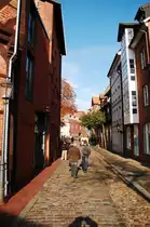 Stra�enansicht in L�neburg am 28.10.2011 fotografiert