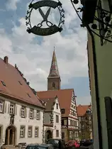 Wolframs-Eschenbach, Blick zum Liebfrauenm�nster, Mai 2007