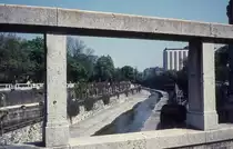 Fr�hling in Wien - am 1. Mai 1976: Wienfluss und Stadtpark.