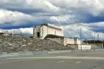 Zeppelintr�b�ne vor  gro�em Aufmarschplatz  in N�rnberg - 23.04.2012