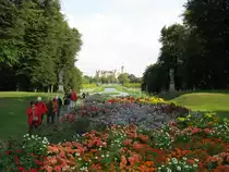 Schwerin; Das Schweriner Schlo� mit Parkanlage zu BUGA-Zeit. Schwerin 16.09.2009