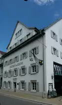 Wehr, das Gasthaus  Zur Krone , hier wurde 1848 der Revolutionsf�hrer Gustav von Struve verhaftet, Mai 2012