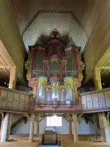 Saanen, Orgel der Ref. Kirche St. Mauritius, Simmental (27.05.2012)