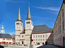 Berchtesgaden - Stiftskirche am Schlo�platz - 26.04.2012