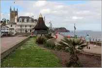 Die Smuggler's Lane in Teignmouth bildet die h�bsche Uferpromenade. 28.05.2012