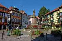 Rappoltsweiler, am Place de la Sinne, Sept.2011