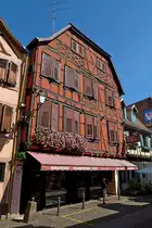 Rappoltsweiler, die vielen Fachwerkbauten stammen aus dem 16.-17.Jahrhundert, Sept.2011