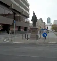 Ziethenplatz, Denkmal Hans Joachim von Zieten, aufgenommen 06.12.2011