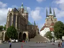 Erfurt, Domberg mit Dom und St. Severi Kirche (12.06.2012)