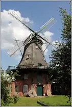 Die Galerieholl�nderwindm�hle  Ursel  in Dedesdorf. 30.06.2012