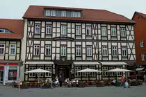 Wernigerode, das Hotel  Wei�er Hirsch  am Marktplatz, Mai 2012