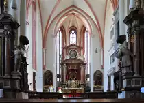 Innenansicht der Kirche  S. Peter und Joh. d. T�ufer  in Berchtesgaden - 26.04.2012