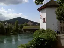 Olten, Ausblick auf die 1803 erbaute Aarebr�cke (22.07.2012)