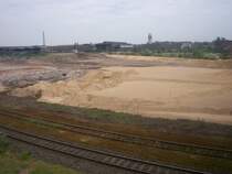 Vorarbeiten f�r den k�nftigen Rheinpark