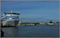 Sicht auf Helsinki vom S�dhafen aus.
(30.04.2012)