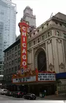 Das Chicago Theater, aufgenommen am 14. September 2011.