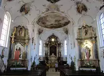 Balzhausen, Alt�re der St. Vitus Kirche, Kreis G�nzburg (18.07.2012)