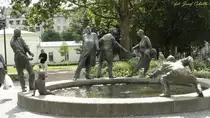 21.06.2012, Aachen - Kreislauf des Geldes - Brunnen, Baujahr: 1976, K�nstler: Karl-Henning Seemann